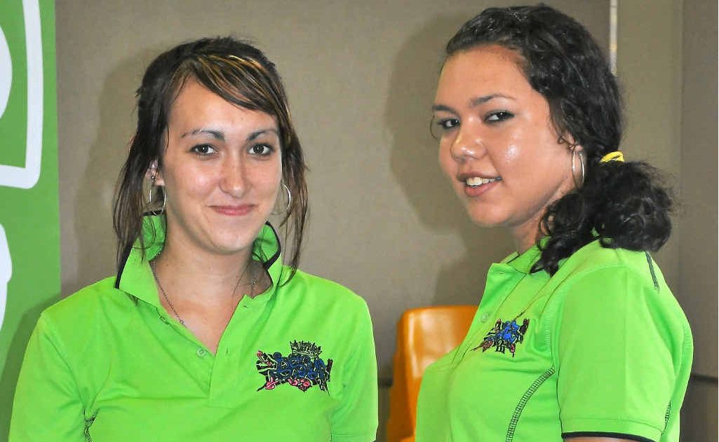 Young Ambassadors from St George, Isobelle Lister and Tianca Stanley, were two of the 80 youth who attended a youth forum. Young Ambassadors from St George, Isobelle Lister and Tianca Stanley, were two of the 80 youth who attended a youth forum.